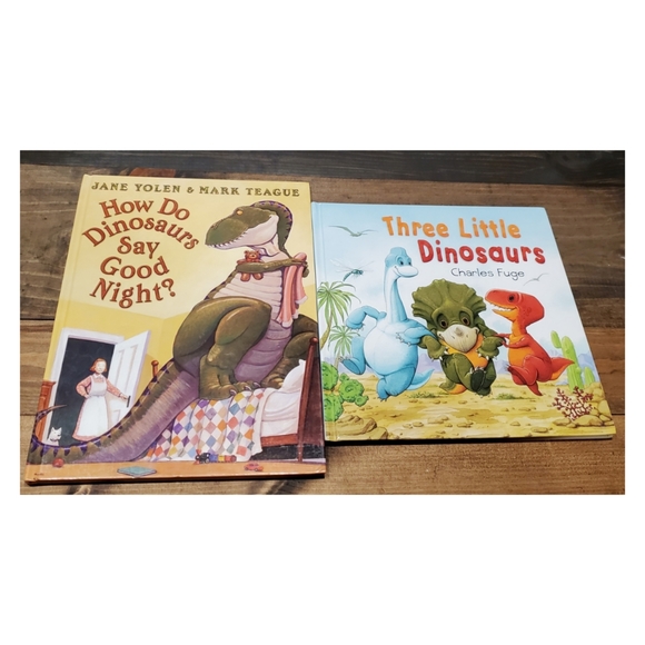 Other - Lot of 2 Three Little Dinosaurs How do Dinosaurs